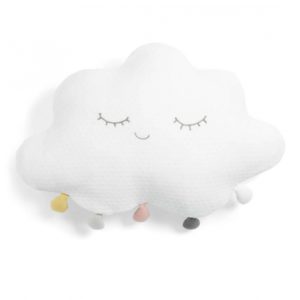 Mamas & Papas Cushion - White Pompom Cloud