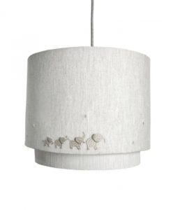 Mamas & Papas Welcome To The World Lampshade - White