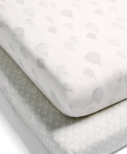 Cotbed Fitted Sheets (Pack of 2) - Balloon