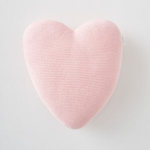 Silver Cross 'Follow Your Dreams' - Heart Knit Cushion