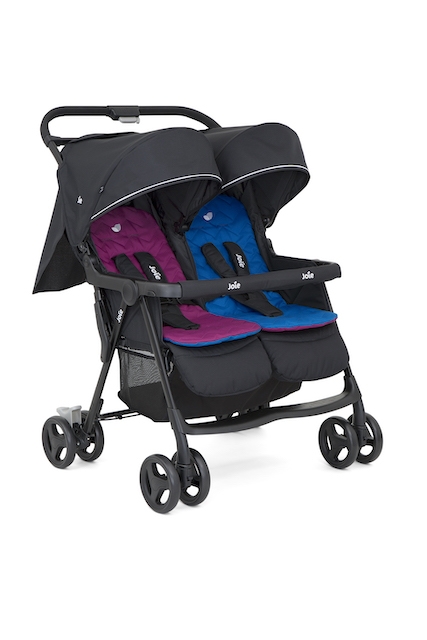 Joie Aire Twin Stroller - Rosy & Sea