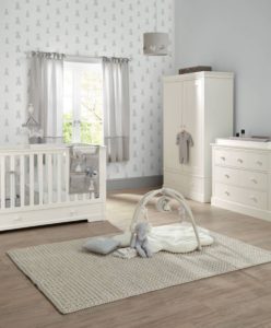 Mamas & Papas Oxford 3 Piece Cot Bed Range - White