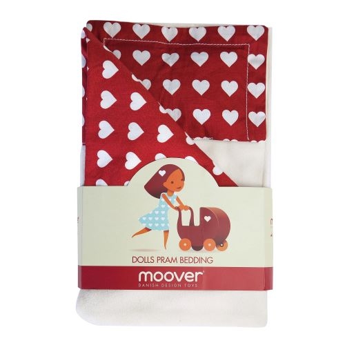 Moover Dolls Pram bedding set - Red