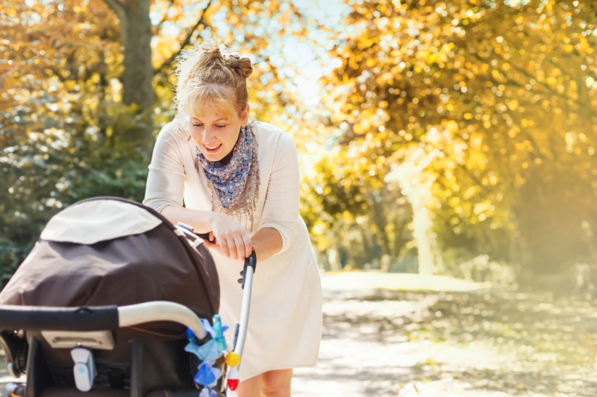 mother with pram iStock_000053701750_Small