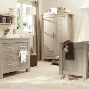 Babystyle Bordeaux 4 Piece Furniture Set in Ash