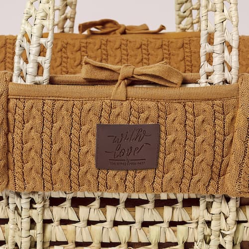 with love brown moses basket