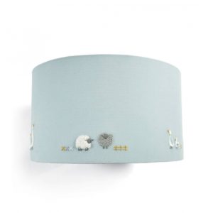 M&P Welcome To the World Farm Lampshade - Blue