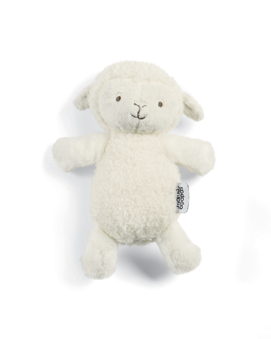 Mamas & Papas Welcome To The World Soft Toy - Lamb Beanie