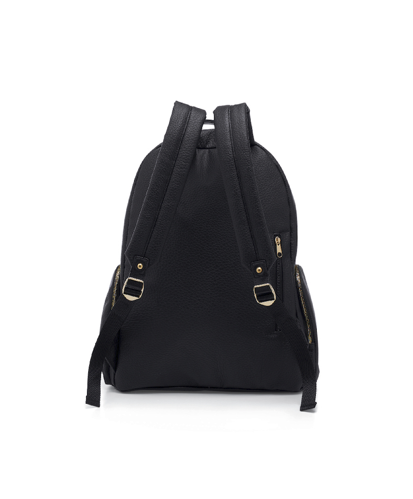 Mamas & Papas Strada Tumbled Backpack - Black/ Gold - Simply Baby Lancaster