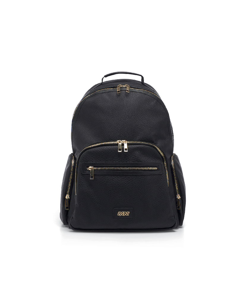 Mamas & Papas Strada Tumbled Backpack - Black/ Gold - Simply Baby Lancaster