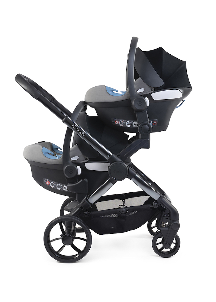 iCandy Peach 7 Twin Pushchair and Carrycot Truffle Simply Baby