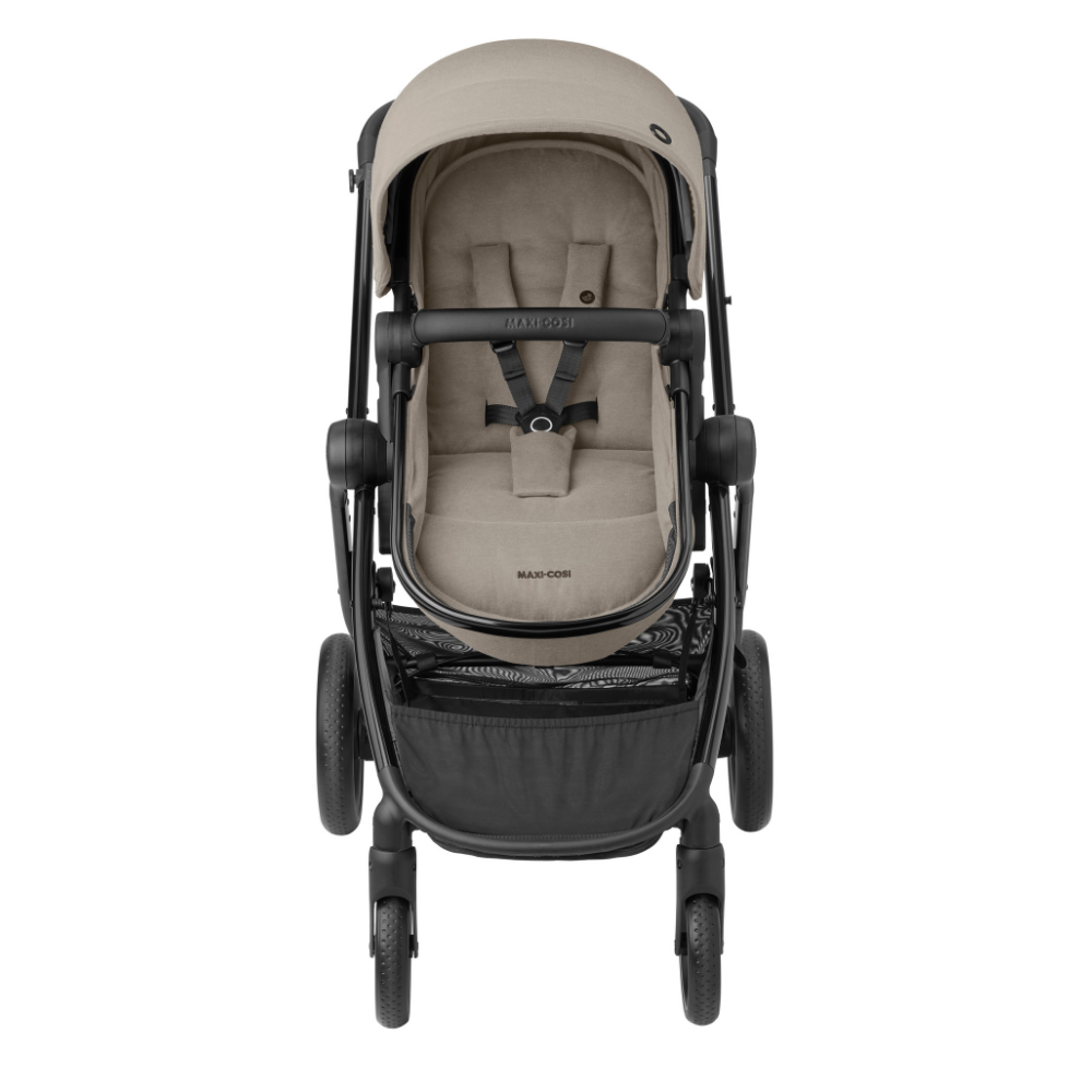 Maxi-Cosi Zelia Luxe 3 in 1 Travel System Bundle - Twillic Truffle