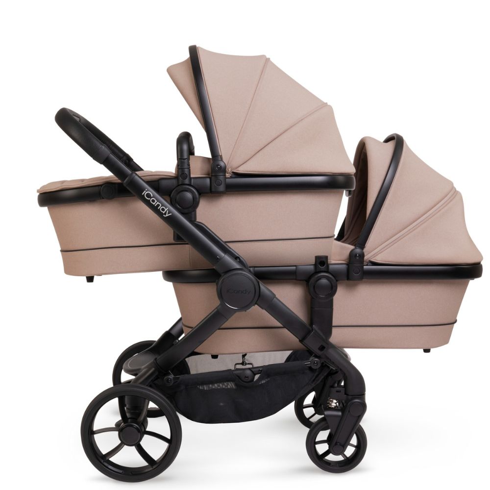iCandy Peach 7 Twin Pushchair and Carrycot - Cookie - Simply Baby Lancaster